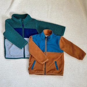 2-pack Carters Baby Boy 12mo Fleece Jackets